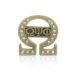 Silver Omega Formal Lapel Pin