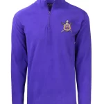 Omega Forty Shield Purple Micro Fleece Pullover
